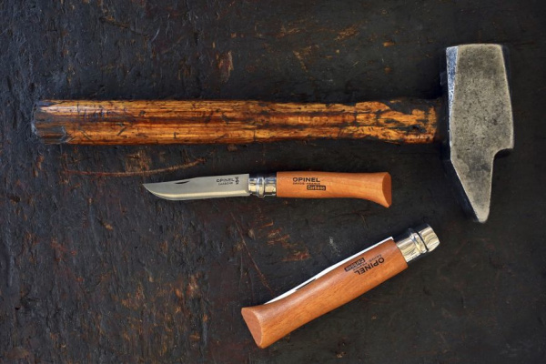 Нож складной Opinel Tradition №7 VRN (Carbon) 8см (Бук / угле. Сталь)